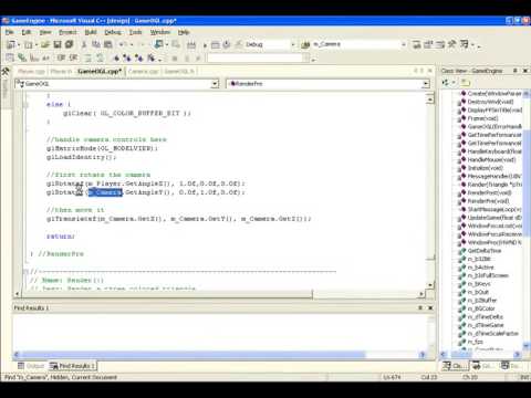 OpenGL Game Engine VMK 11: Player Class
