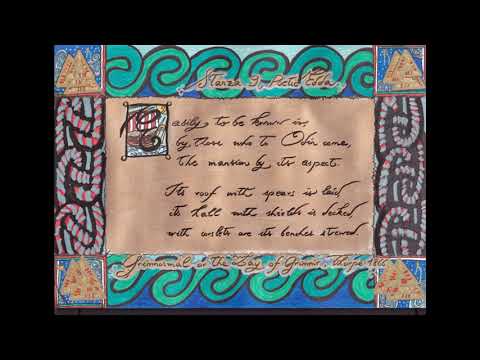 ᛉ Poetic Edda, Grimnismol 9 ᛉ The Chain mail in the Dining Halls of Valhalla ᛟᛞᛁᚾᛋ ᚹᛖᚷᚹᛁᛋᛁᚱ