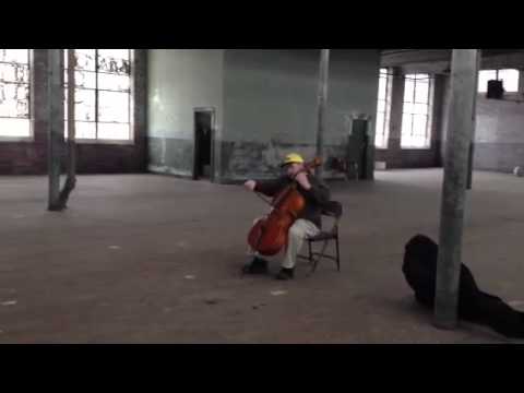 The Old Taylors Mill - Playing some Cello