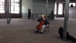 The Old Taylors Mill - Playing some Cello