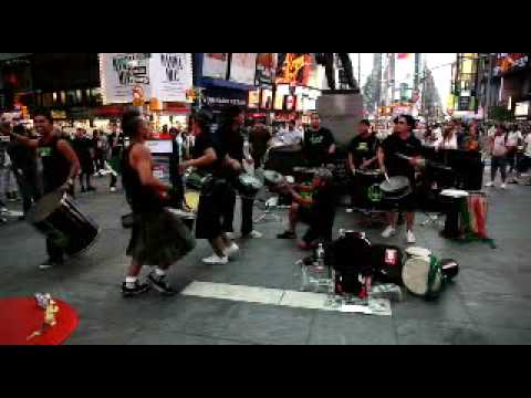 Wicked Aura Batucada hit Times Square, New York City