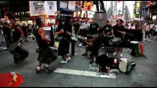 Wicked Aura Batucada hit Times Square, New York City