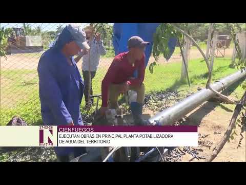 Acciones para modernizar planta potabilizadora de Cienfuegos
