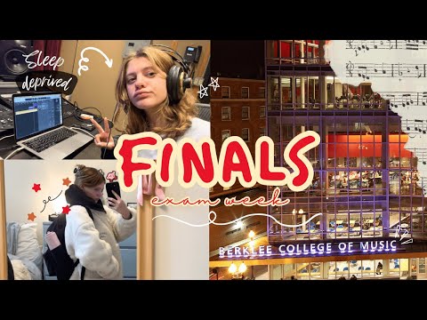 🎶 FINALS WEEK @ Berklee College of Music (Junior Year Vlog) | Late Nights, Live Music & Songwriting