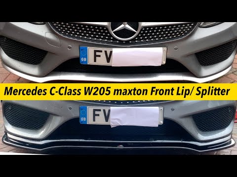 NEW MAXTON DESIGN FRONT LIP/SPLITTER!!! FOR MY MERCEDES W205 C-CLASS
