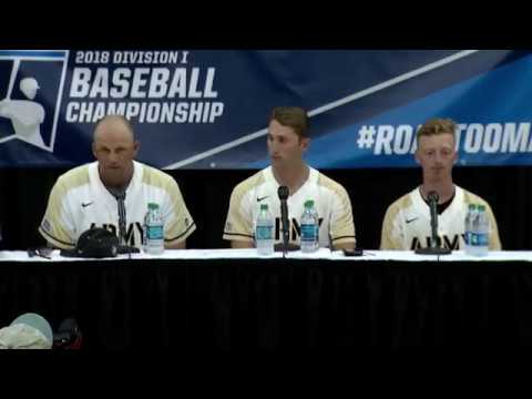 Army Baseball: Postgame Press Conference vs. NC State at Raleigh Regional 6-3-18