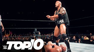 Iconic Rock vs “Stone Cold” rivalry moments: W