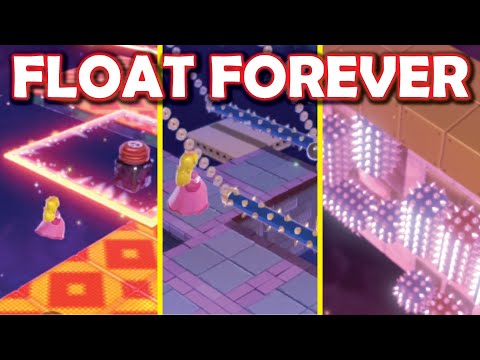 Champion's Road but Peach can float forever [Super Mario 3D World + Bowser's Fury mod]