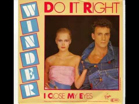 Winder ‎-- Do It Right ( 1985 Electronic Pop Disco Collection)