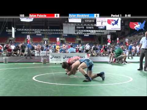 Fargo 2012 160 Round 1: Dylan Palacio (New York) vs. Dylan Blackford (Iowa)