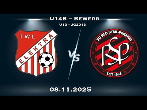 U14B-Bewerb: TWL-Elektra vs. Red Star Penzing 5:1 (2:0)  -  08.11.2025