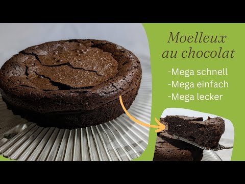 Moelleux au chocolat | Französischer Schokoladenkuchen Rezept