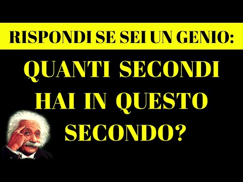 QUANTO SEI GENIALE? [Test difficile]