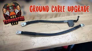 Enhance Electrical System Reliability: Arc Terminator Upgraded Ground Cable for BMW F10