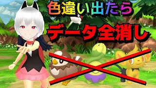 【ポケモン　ダイパリメイク】色違い会ったらデータ全消し＆視聴者配布配信