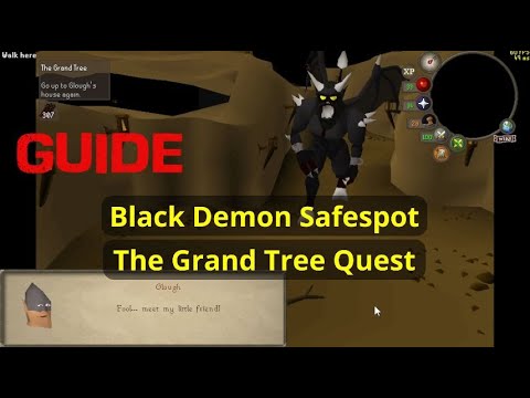 Black Demon Safespot Guide - The Grand Tree Quest - OSRS