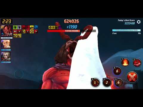 Mephisto 6star VS Abx with obelisk | Marvel future fight