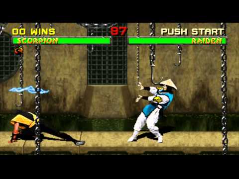 Mortal Kombat Arcade Kollection PC ( 2012 ) GTX 580 : MK 2 Gameplay Scorpion