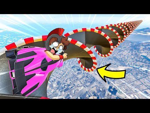RETO del PARKOUR de LOOPING 99.8% IMPOSSIBLE en GTA 5 😱 INVICTOR