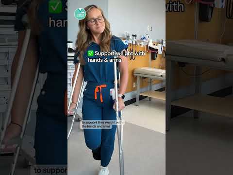 NCLEX Tips for crutches 🩼🦴