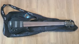 Video thumbnail for Harley Benton B-650FL BK Progressive Series six-string fretless bass - rant 'n' review by Shice Squad
