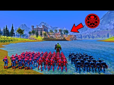 Can Avenger Team Rescue Hulk Buster from Hydra base?  - Ultimate Epic Battle Simulator UEBS