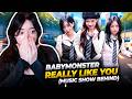 BABYMONSTER Really Like You Music Show Behind REACTION