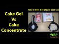 Cake Gel Vs Cake Concentrate केक जैल Vs केक कंसन्ट्रेट FAQ Eve