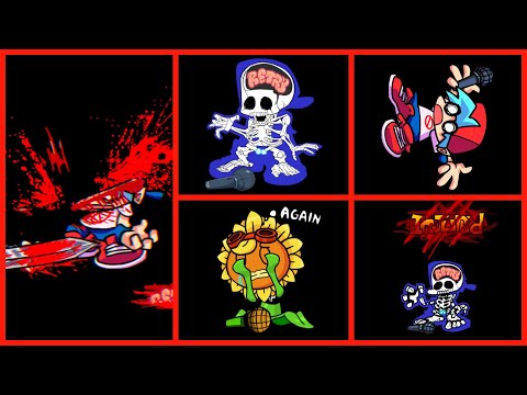 The Best Game Over Screen Compilation in FNF - Friday Night Funkin