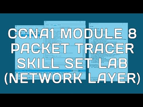 CCNA1 Module 8 Packet Tracer Lab (Network Layer)