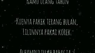 Download lagu Story WA Ulang Tahun Sederhana Tapi Bikin Bahagia mp3