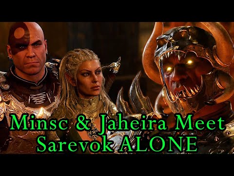 Minsc & Jaheira Meet Sarevok Alone + With Dark Urge & Baptism Reaction | Baldur's Gate 3