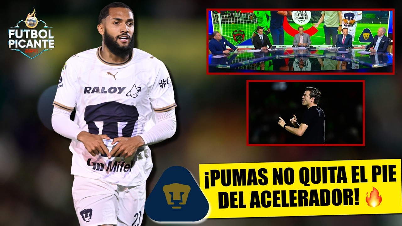 PUMAS no extraña a EFRAÍN JUÁREZ. APLASTÓ a JUÁREZ con JUNINHO como figura | Futbol Picante