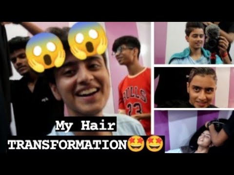 My☺️ First Hair Transformation Vlog 😱😱||Black hair To Brown Shade Hair Colour || Shocking😱Result.