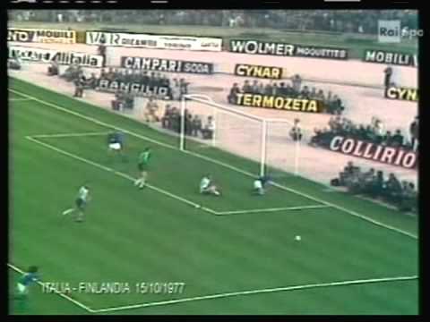 1977 (October 15) Italy 6- Finland 1 (World Cup Qualfier)