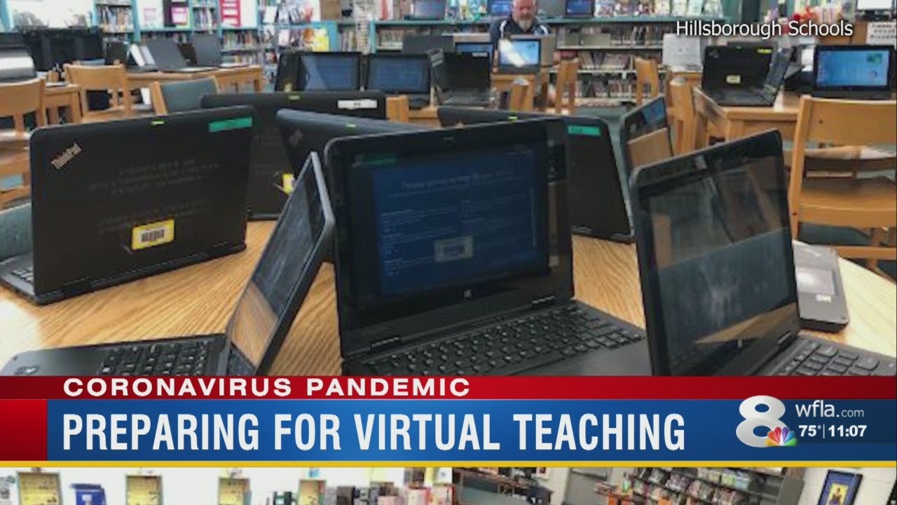 Coronavirus Pandemic: Tampa Bay’s teachers prepare for virtual teaching from home