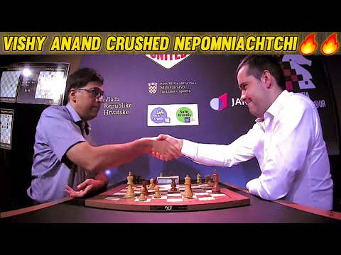 The Thriller!!Vishy Anand Beats  Nepomniachtchi |Croatia Grand Chess Tour|