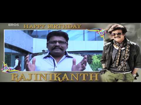 Director K S Ravikumar wishing Superstar Rajinikanth