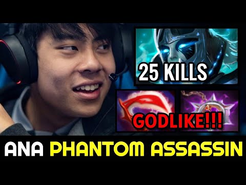 ANA Godlike Phantom Assassin Intense Game vs 6 Slotted Drow Ranger