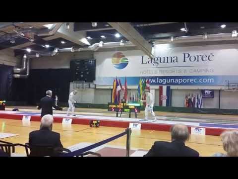 Europei Master Porec 2015: Finale SCM V2: Alberto Feira Chios - Mauro Numa