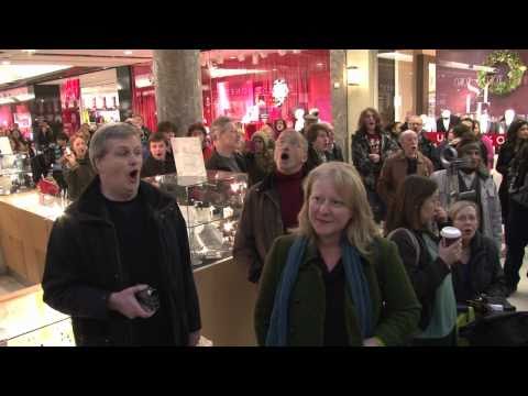 Hallelujah Chorus Flash Mob at Brent Cross Shopping Centre