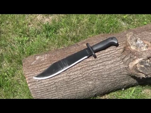 Cold Steel Black Bear Bowie Machete Review, Budgety Bowie-ness