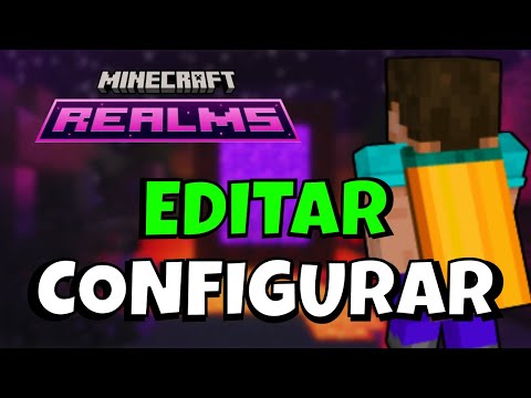 HOW TO EDIT and CONFIGURE a REALMS in MINECRAFT BEDROCK (MOBILE and PC) ⚙️✅️