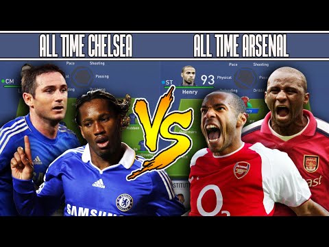 ALL TIME CHELSEA VS ALL TIME ARSENAL - FIFA 19 EXPERIMENT
