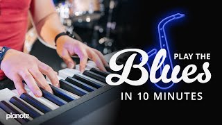 Play The Blues In 10 Minutes! (Beginner Piano Lesson)