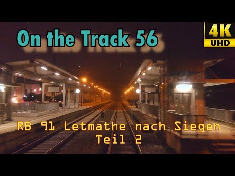RB91 Letmathe - Siegen, Night, 4K , Part 2