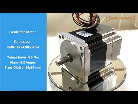 Frenli Step Motor 4.5 Nm - 86BHH80 - Video