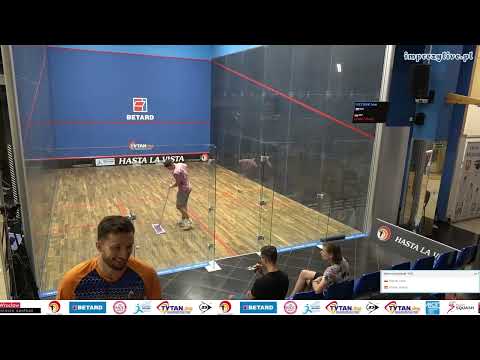 Pascal Gomez 🇪🇸 - 🇵🇱 Leon Krysiak  -  ESF European Individual Closed Squash Championship 2023