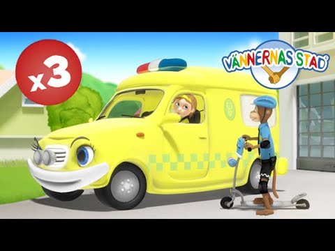 Vännernas Stad - Max, Ted och Fanny på ett räddningsuppdrag 🚨🚨