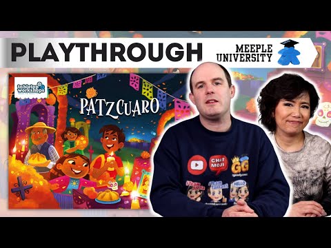 Patzcuaro - Playthrough. Rondel action, swap and get the best cards to build your altar.